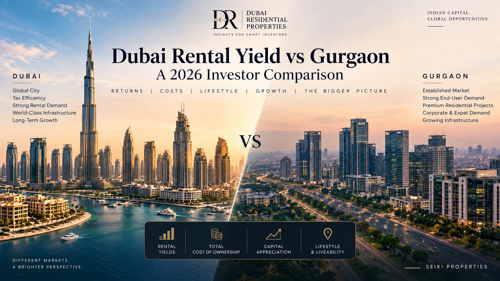 Dubai vs Gurgaon: Investor Comparison